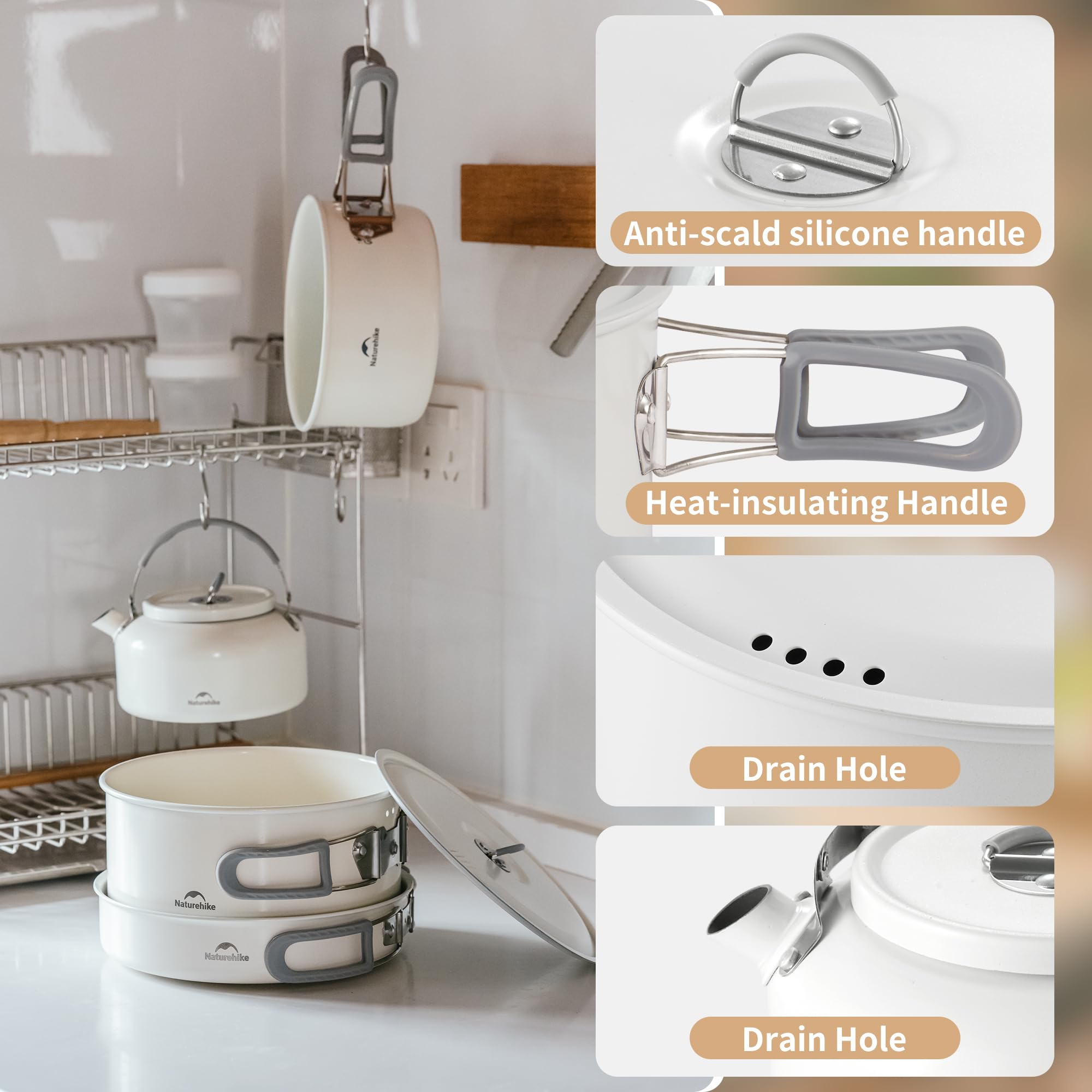 Camping Kookgerei Kit Kookgerei Set Draagbare Camp Keuken Kook Gebruiksgoed Set Buiten Kookgrillen Utensil Organizer Reisset