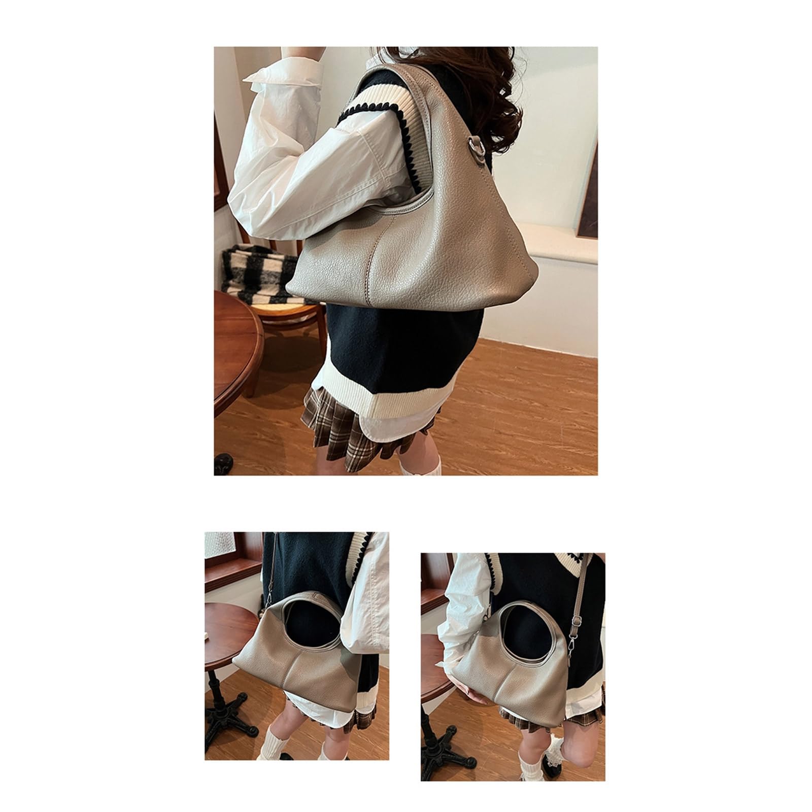Cartera con cremallera para mujer