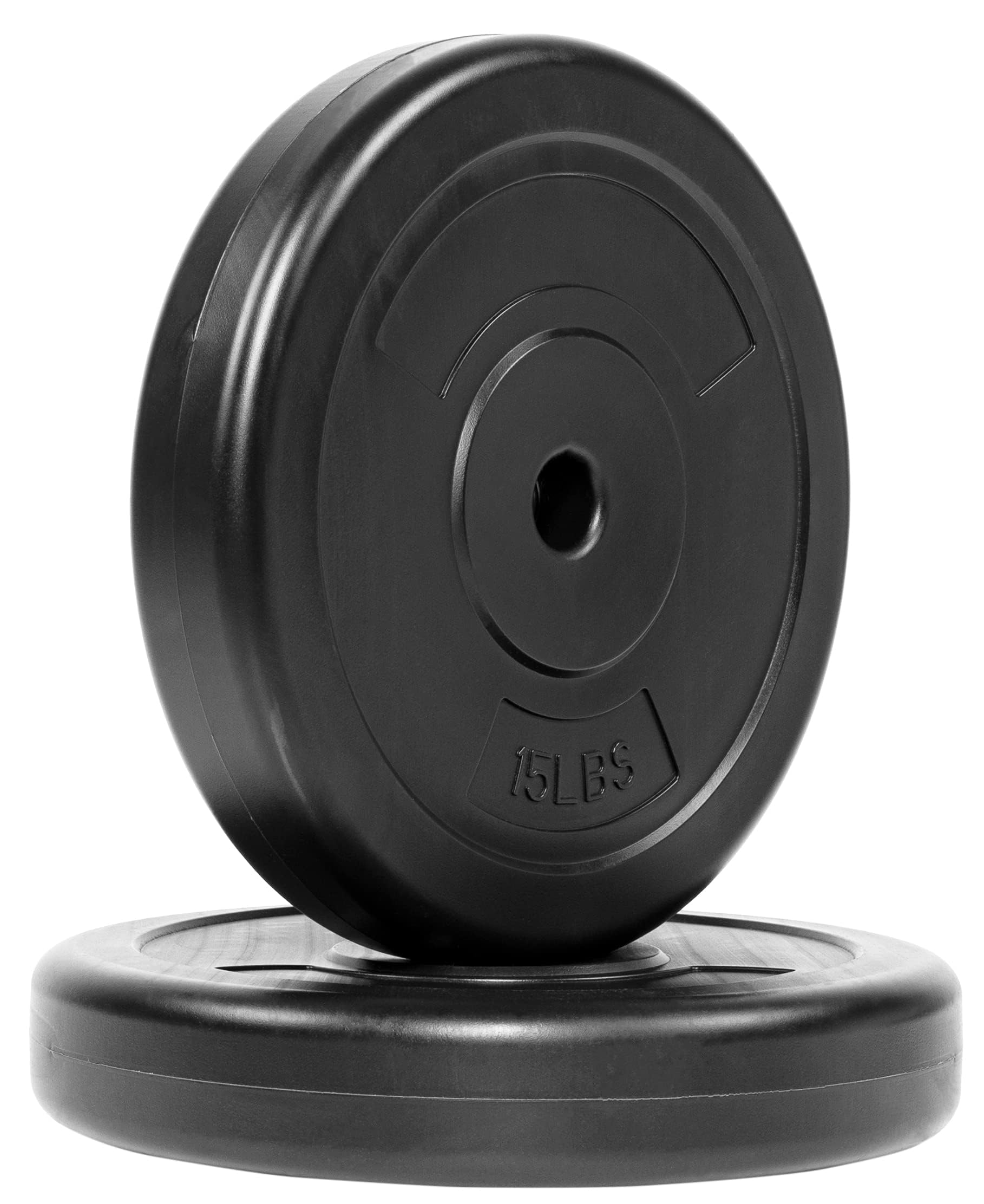 Vinyl Standard 1-Inch Plate Weight Plate for Strength Training and ...