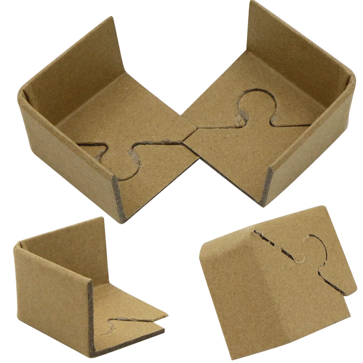 Coin Protecteurs Transporter Protège D'angle - Coins Protection en Carton avec Boucle pour Art Cadre Photo Cartons Emballage Cadres Pack Expédition Déménagement, 20 Pièces