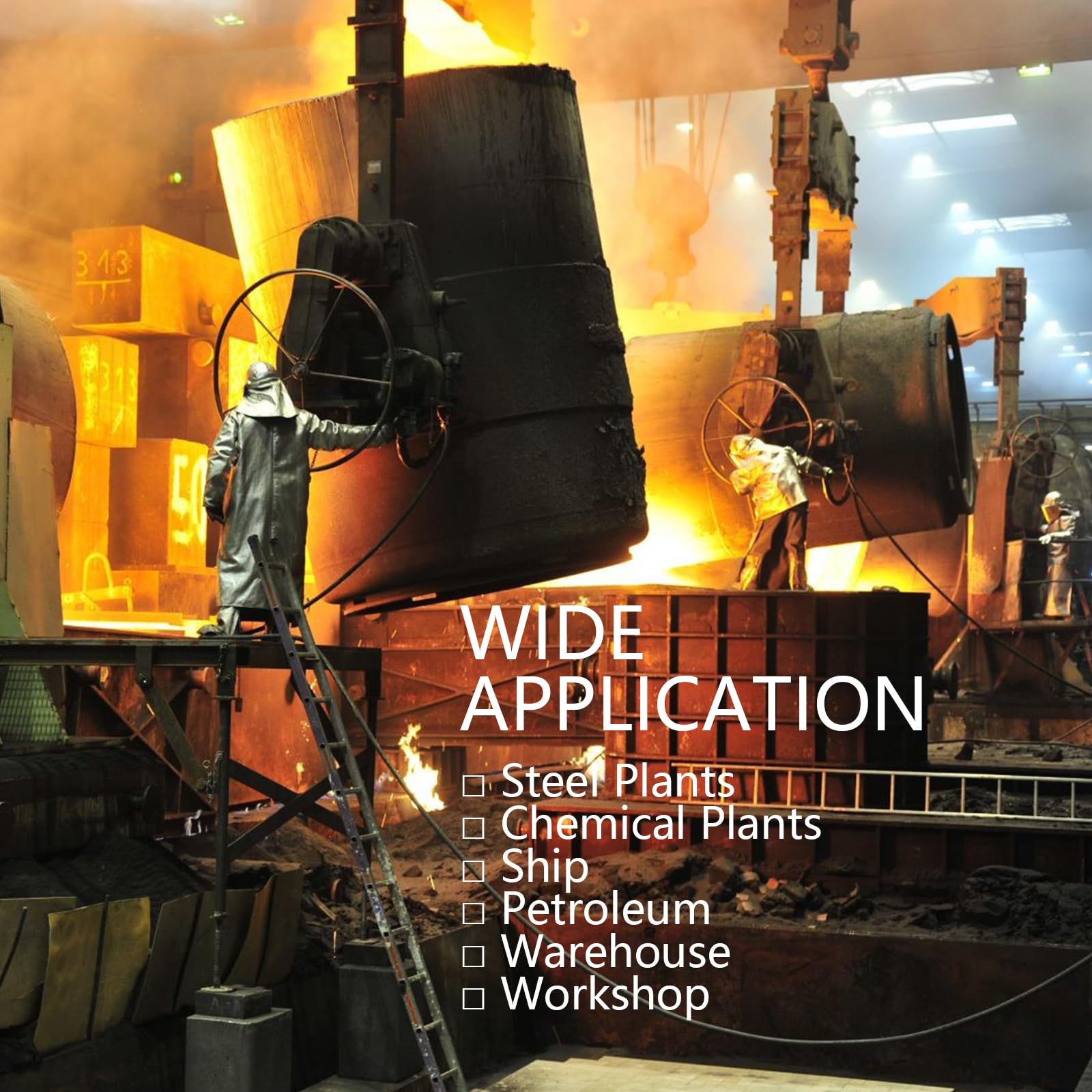 200W LED High Bay Light 70 C 158 F Heat Resistant 28000LM 5000K 0-10V Dimmable High Temperature LED — view 7