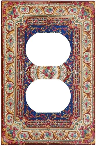 Miniatura 106 de Cubiertas de Interruptor de Luz de 1 Gang Medieval Abstracto Moderno Luna Estrellado Gran Ola Toggle Simple Placa de Pared Cubierta Decorativa de