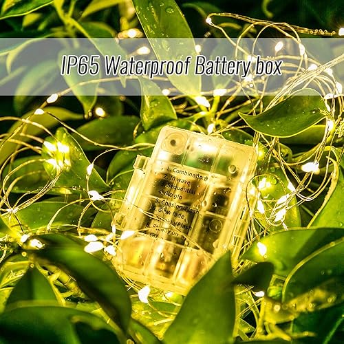 Miniatura 9 de ANJAYLIA - Guirnalda de luces LED con pilas