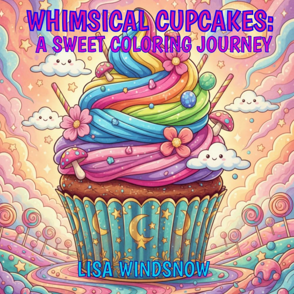WHIMSICAL CUPCAKES:: A SWEET COLORING JOURNEY