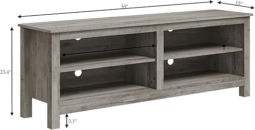 Miniatura 9 de Gyger Soporte de TV para TV de 65 pulgadas con almacenamiento, moderno centro de entretenimiento de TV para dormitorio, mesa consola multimedia de