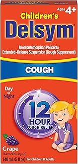 Delsym Children's Delsym 12 Hour Cough Relief Liquid- Day or Night Grape Cough