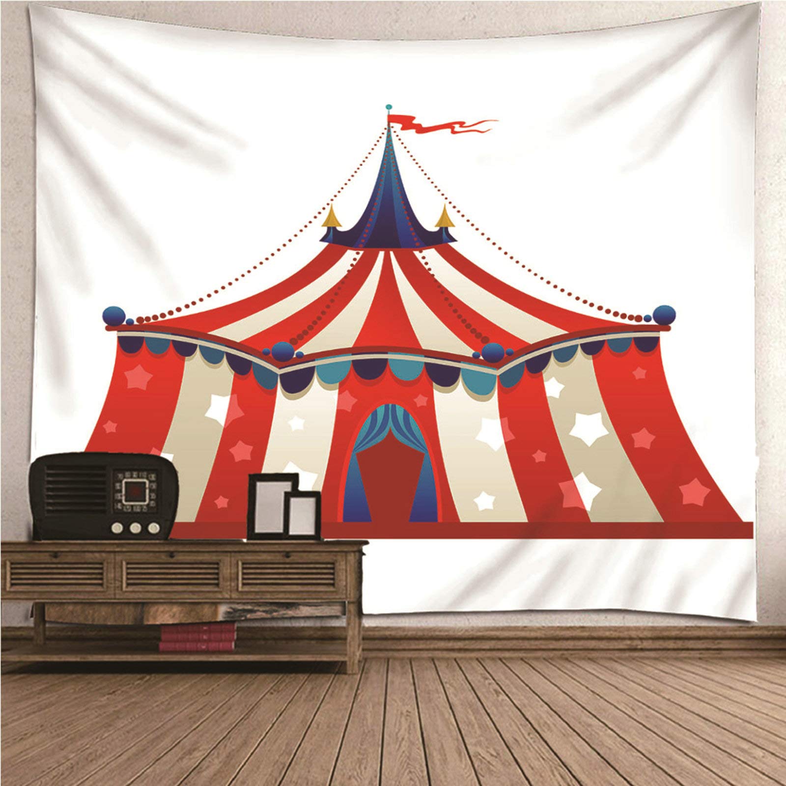 Tapiz de pared de yurtas mongolas lavable, manta ideal para playa y mantel de mesa de 150x150