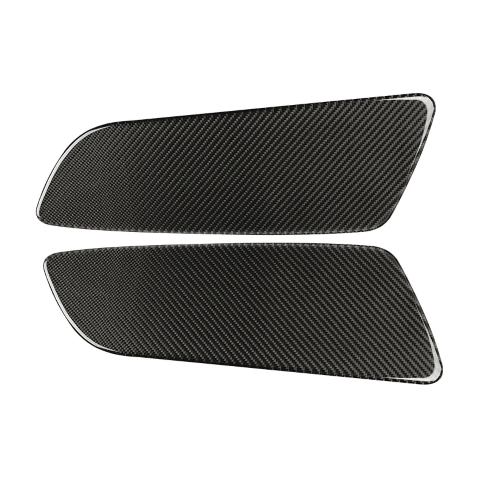 Amxaqjc Black Car Interior Moulding Trim For Mustang For Gt 2015-2021 Car Accessories Interior Car Rear Door Panel Trim Stickers Decals Decoration Cover(Black)