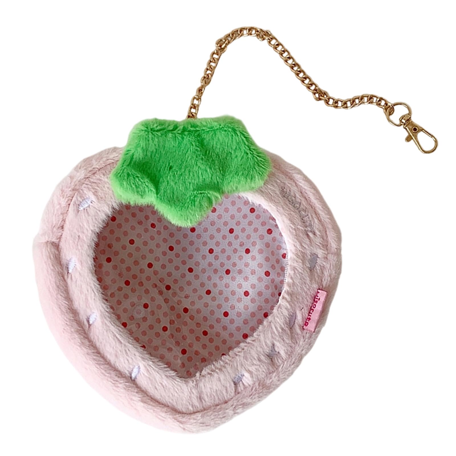 Maxtonser Clear Figure Display Bag with Keychain,Portable Doll Storage Bag Carrying Case Pouches Keying Charms for Collectibles
