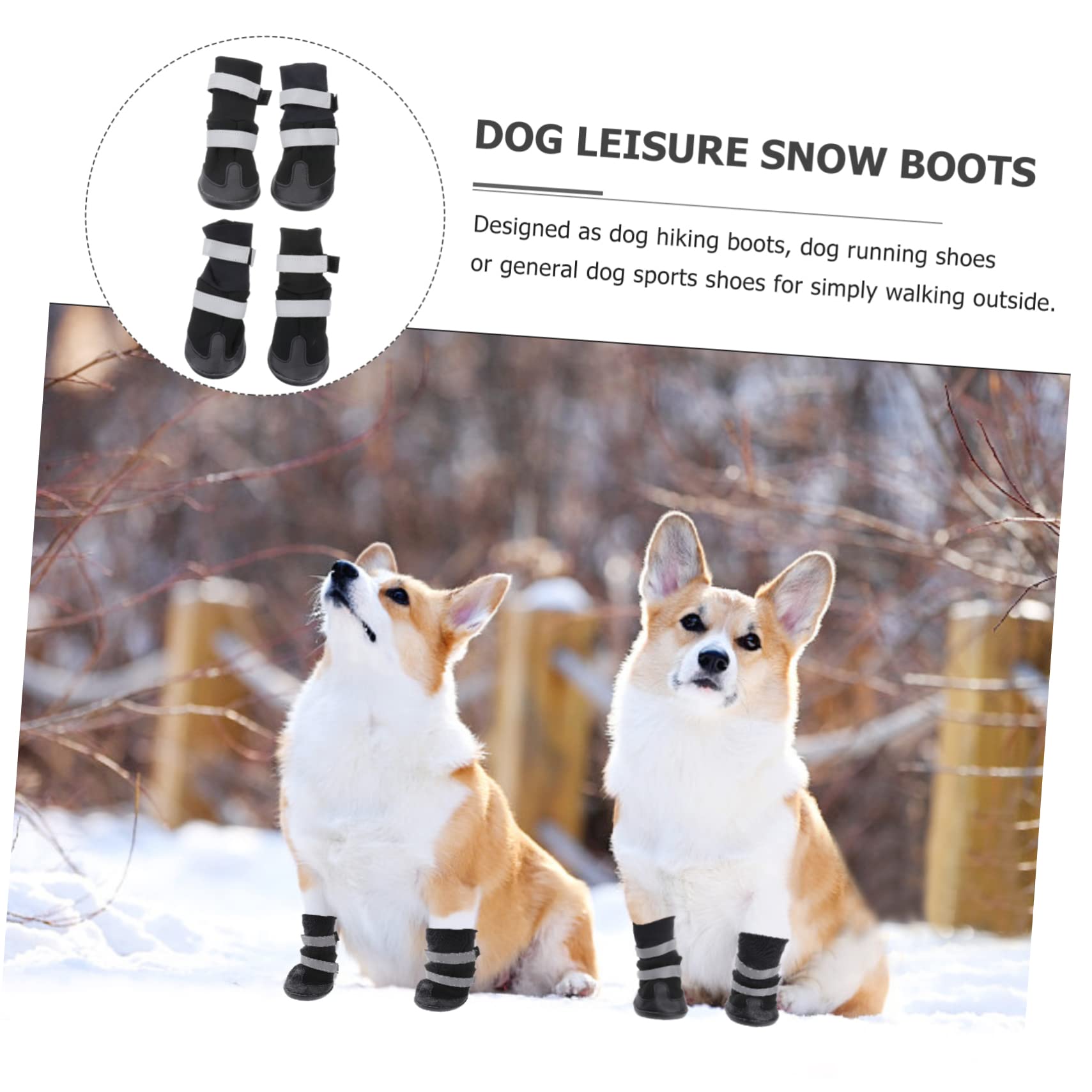 BESPORTBLE 12 Pièces Chaussures d'hiver pour Chaussures Chihuahua pour Chiens Bottes Petit Bottes d'hiver pour Bottes Chaudes pour Chaussures pour Chiens de Compagnie