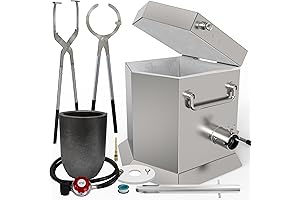 CANALHOUT Propane Smelting Furnace for Metal Melting with Crucible