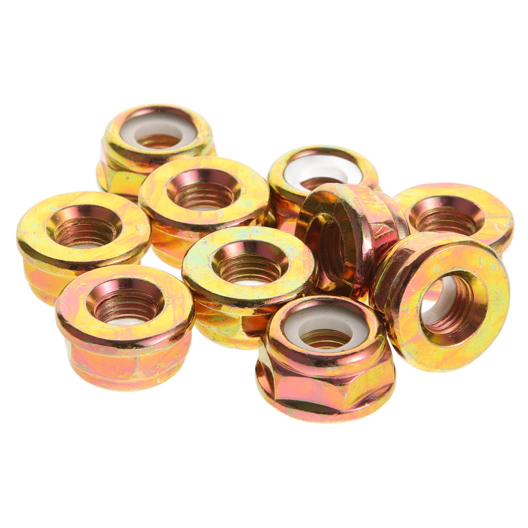 BESPORTBLE 50piezas Tuercas De Cuchilla para Cortacésped y Desbrozadora Tuerca De Trabajo para Reemplazo De Accesorios De Jardinería Compatible Máquinas De Corte De Césped