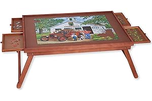 Bits and Pieces 1500-Piece Puzzle Table Lounger