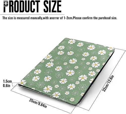 Miniatura 10 de Flashideas Organizador de padfolio de flores azules y rosadas, carpeta de negocios, carpeta de negocios, organizador de documentos para entrevista,