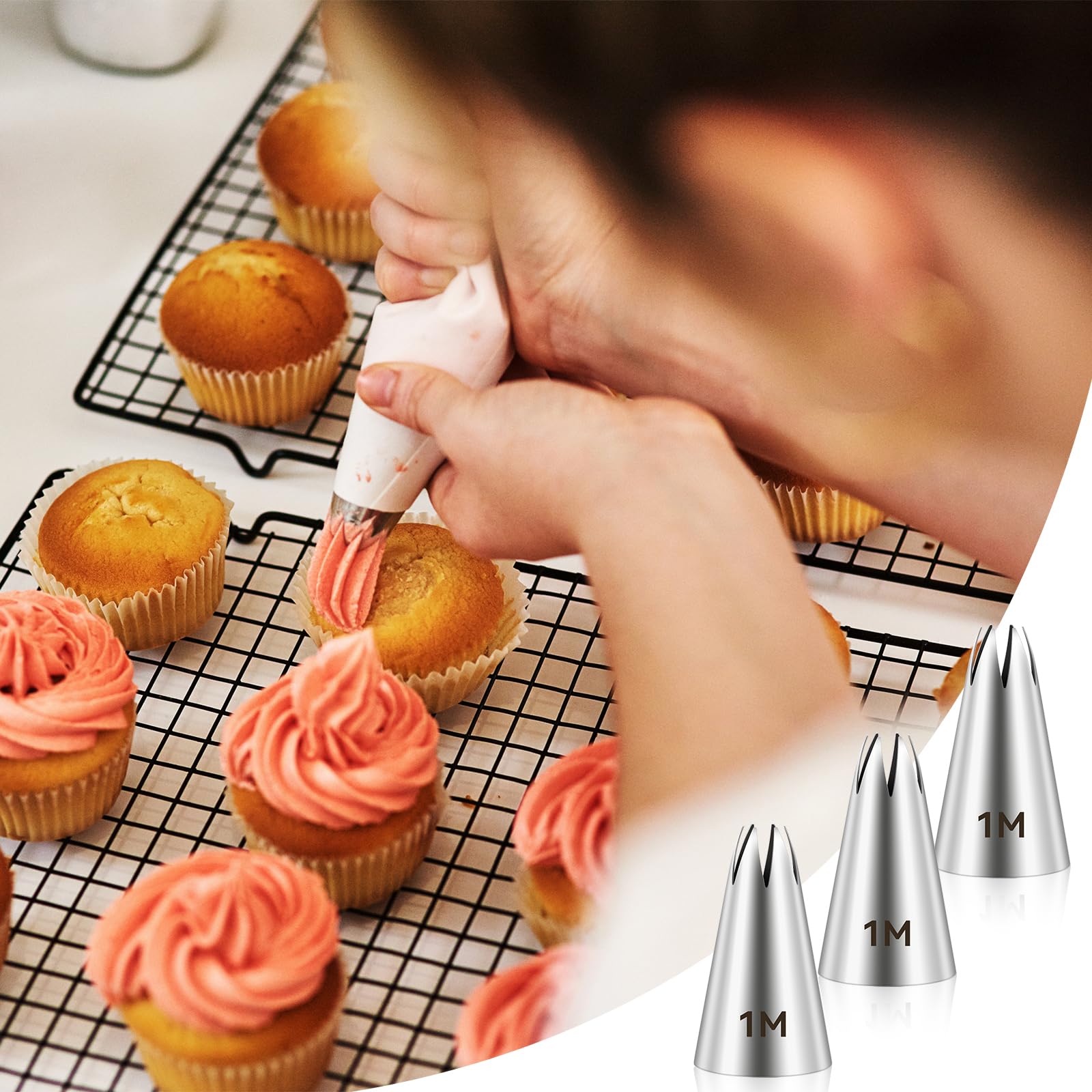 Icing 1m Tip Cupcake Wilton 1m Best Icing Tip For Cupcakes Frost