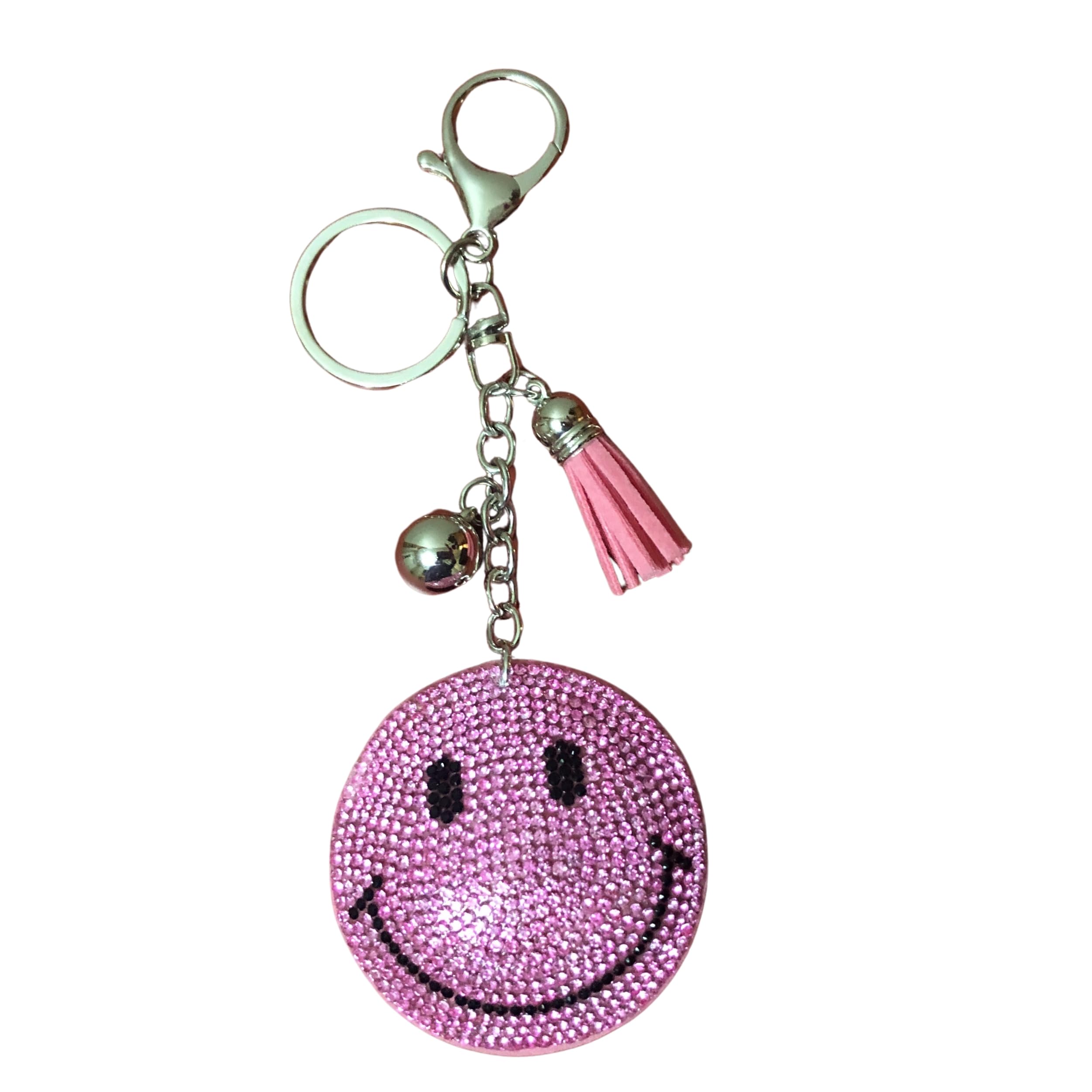 Bling Keychain Accessories for Women, Rhinestone Car Keys Charms, Cute Purse Charms for Handbags