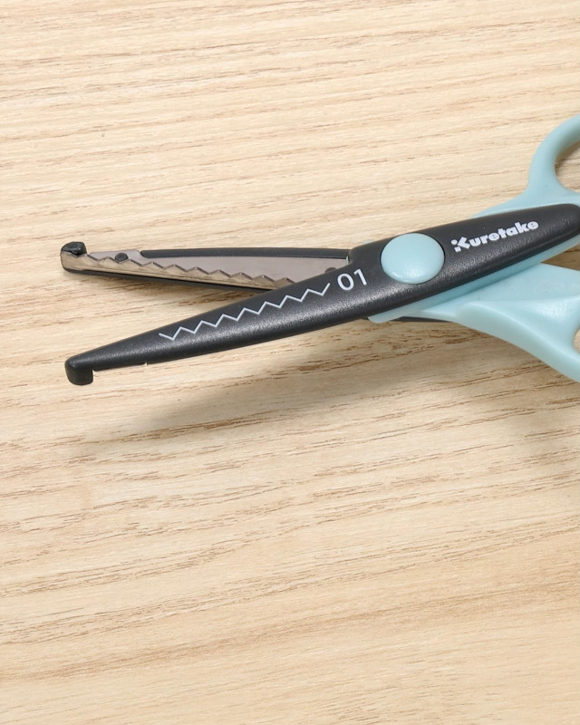 Amazon.co.jp: 呉竹 はさみ クラフトはさみ 01 ピンキング KU230-1