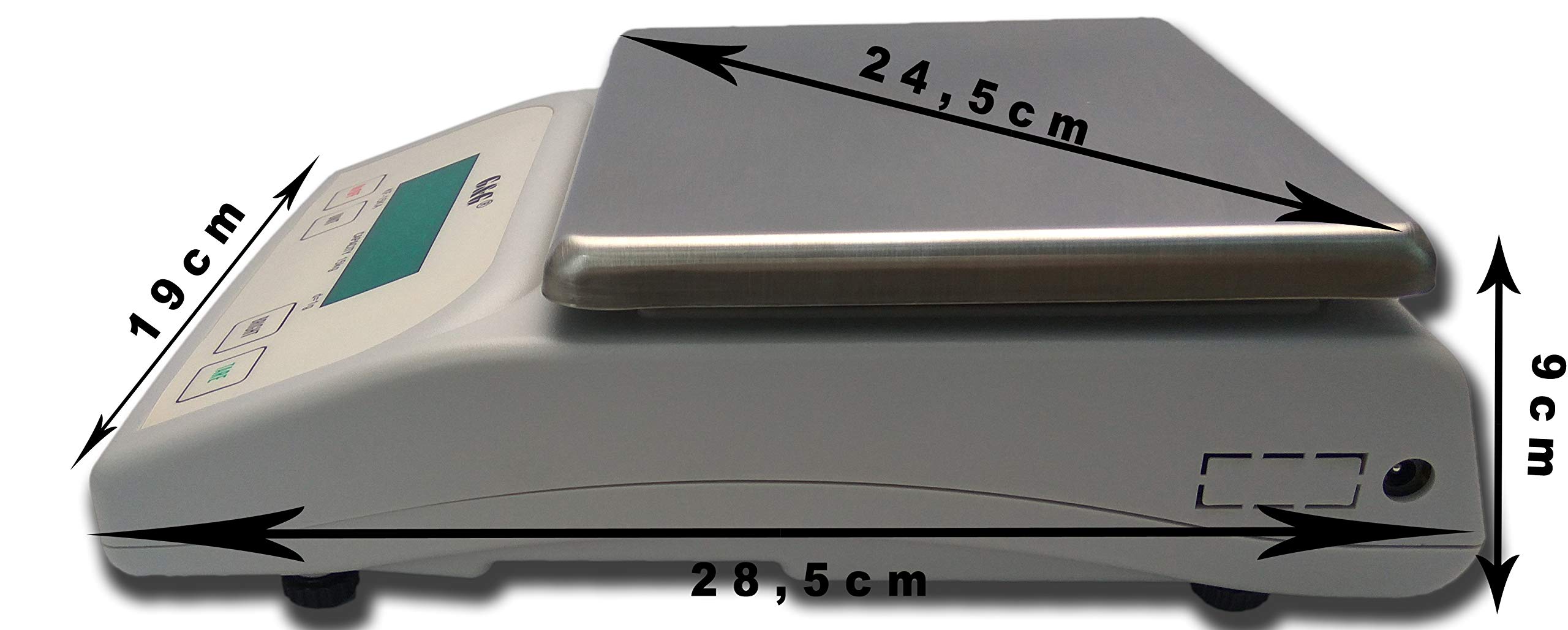 G&G KF-15KA Präzisionswaage 15kg/1g LED Tischwaage