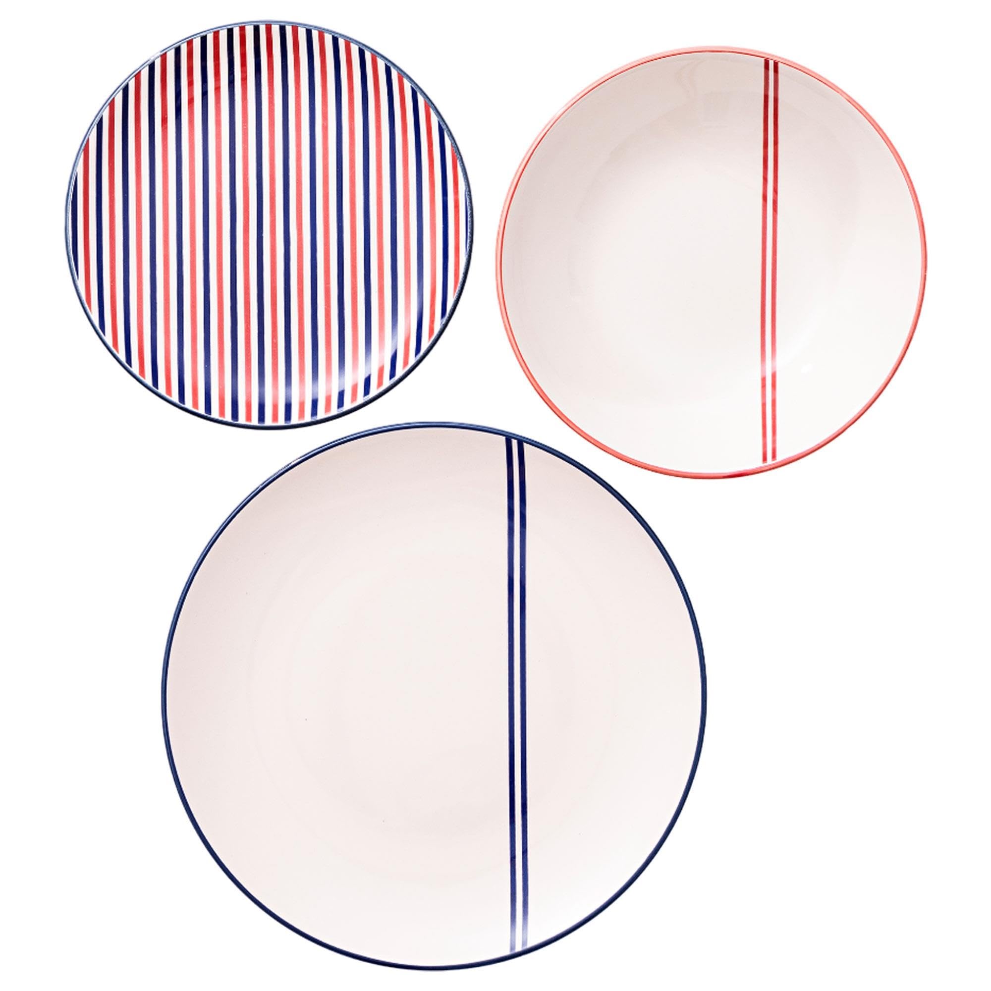 Set 12Pzs Vajilla (P.​Llano Ø27cm + P.​Hondo Ø20cm + P.​Postre Ø19cm) El Ganso