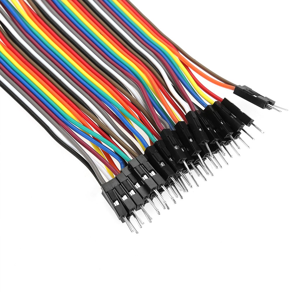 Kit 120 Cavetti Jumper Maschio Femmina 28AWG, Ideali per Prototipi Elettronici e Progetti su Breadboard