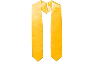 Luxurious Graduation Stole: Celebrate Your Success in Gold