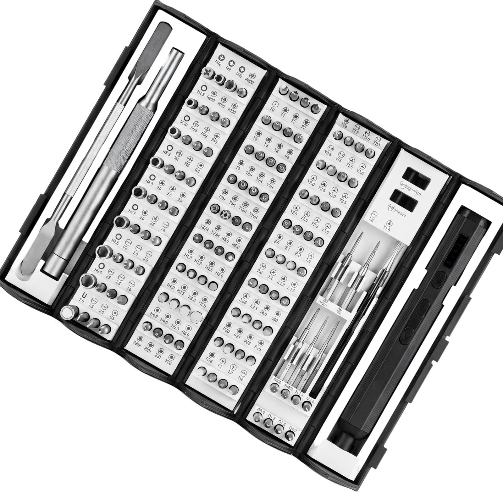 Juego de destornilladores de punta de precisión recargables
