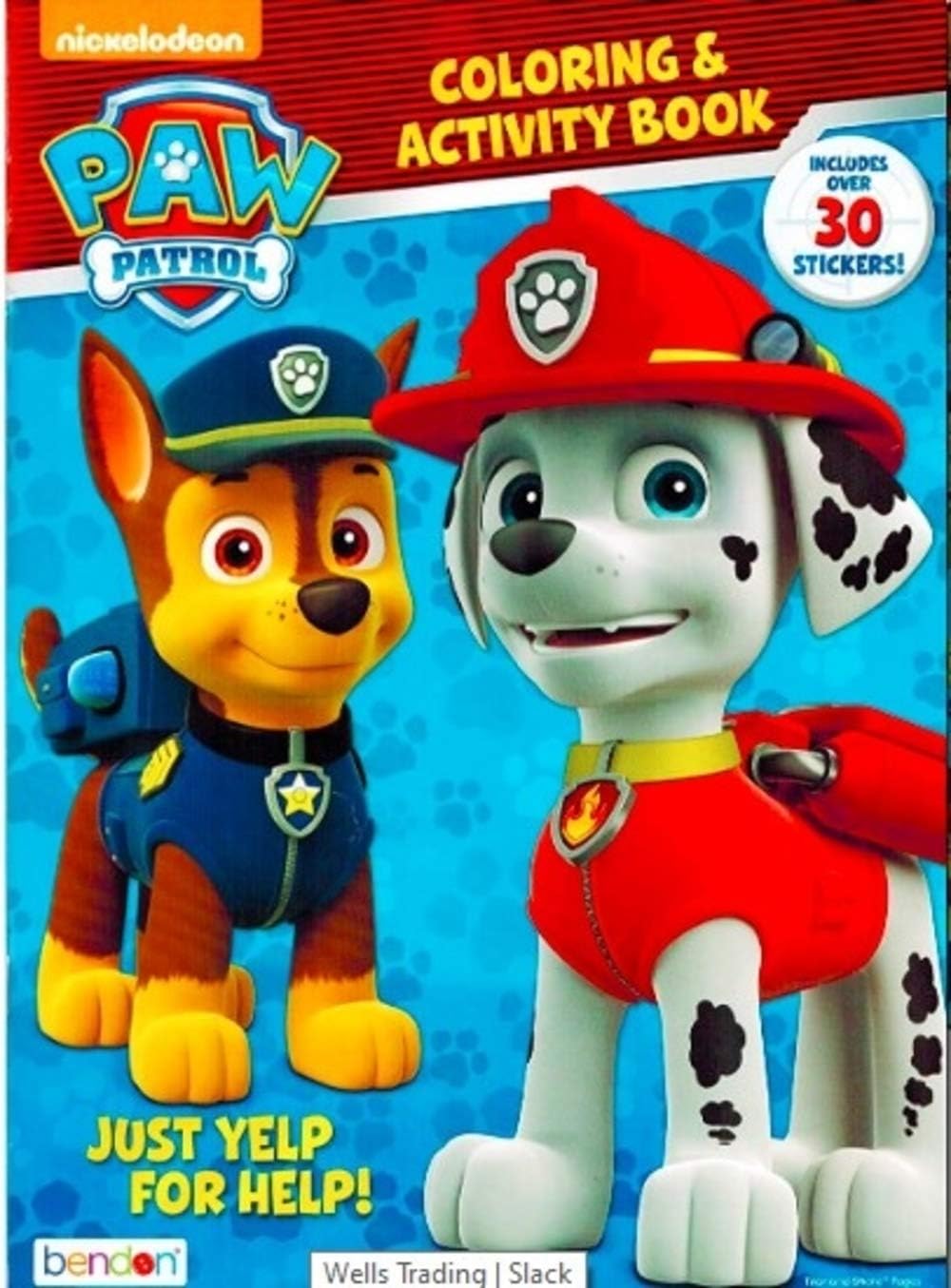 Amazon.com: Bendon Publishing Paw Patrol Let's Go Jumbo Color and Activity Book - 64 Pages ...