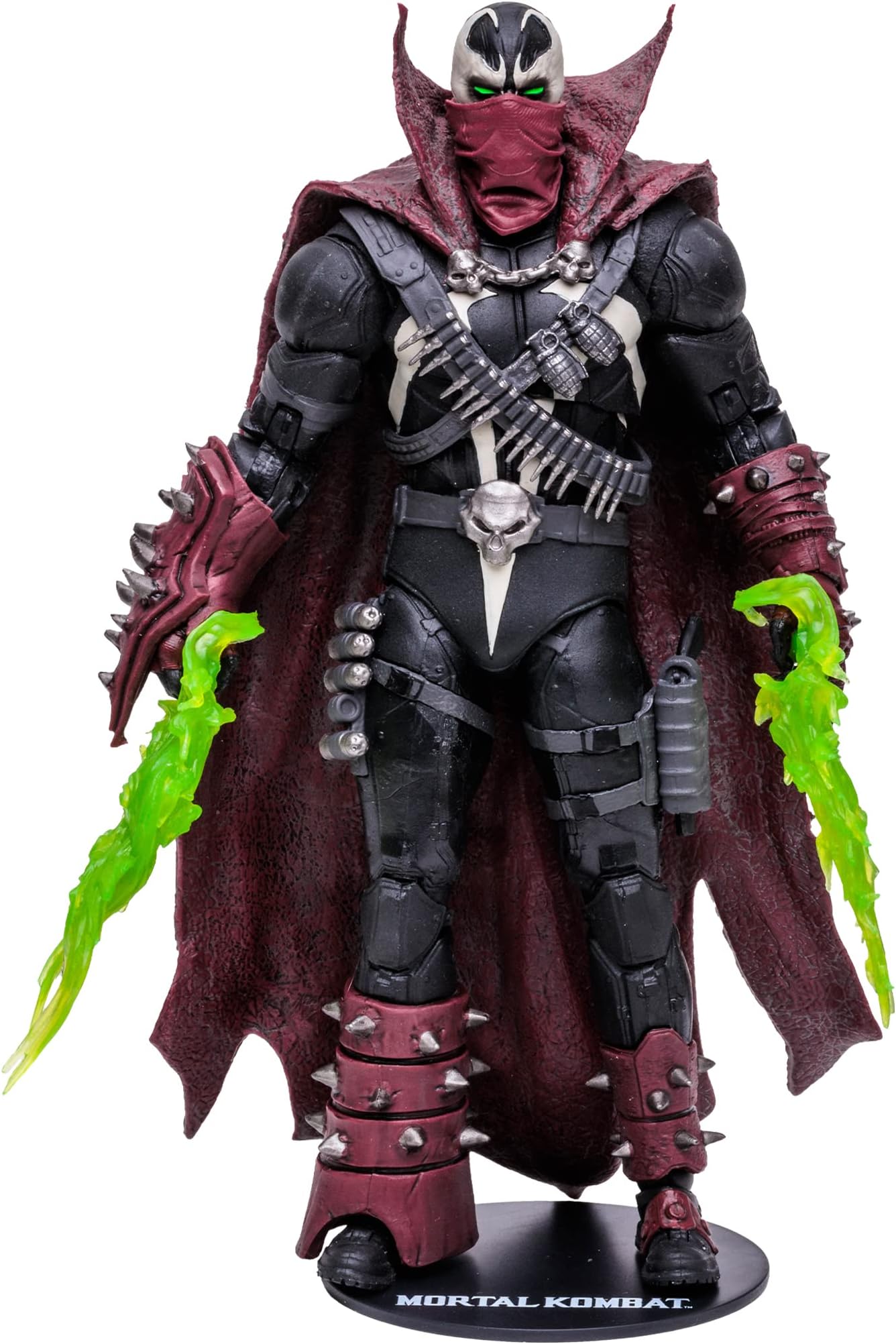 Toys, 7-inch Commando Spawn Mortal Kombat 11 Figure with 22 Moving Parts, Collectible Mortal Kombat Figure with collectors stand base – Ages 14+