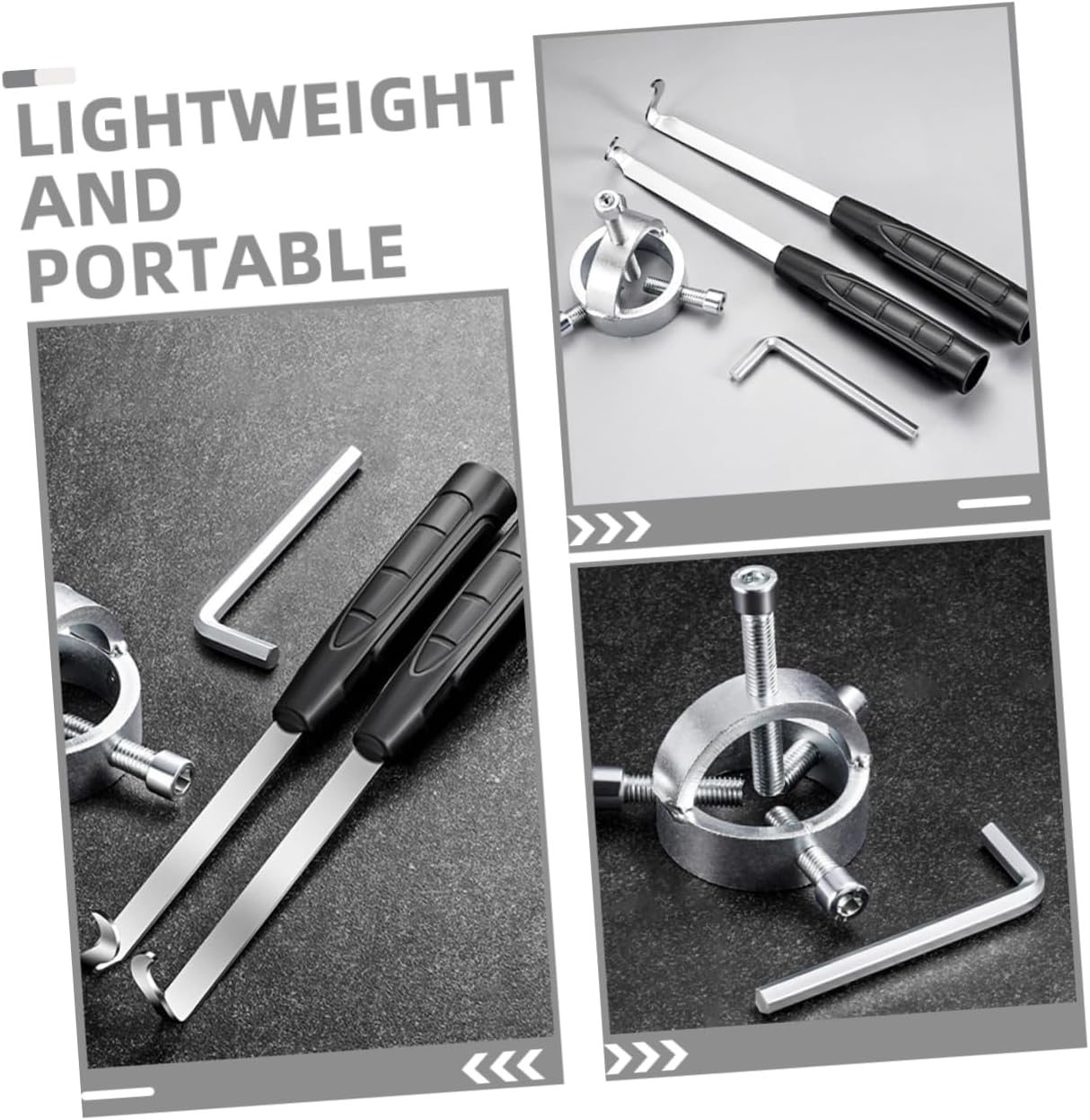KICHOUSE 1set Blade Cleaning Tool Scraper and Wrench Efficient Carbon for Engine Maintenance Portable Design for Deep Gaps and Cleaning