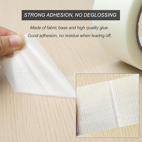 Miniatura 5 de WELSTIK Cinta adhesiva de grado profesional, tela de tela mate impermeable Gaffer para fotógrafos, cinta adhesiva impermeable (2 pulgadas x 45