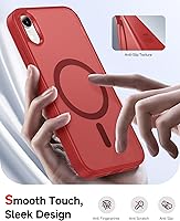 Vista 77 de LeYi Funda para iPhone XR: con protector de pantalla X2 + 2 funda para cámara [compatible con MagSafe] Funda protectora magnética i iphoneXR