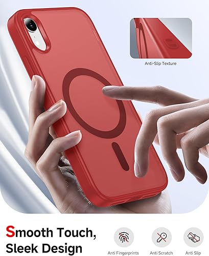 Miniatura 77 de LeYi Funda para iPhone XR: con protector de pantalla X2 + 2 funda para cámara [compatible con MagSafe] Funda protectora magnética i iphoneXR, Negro