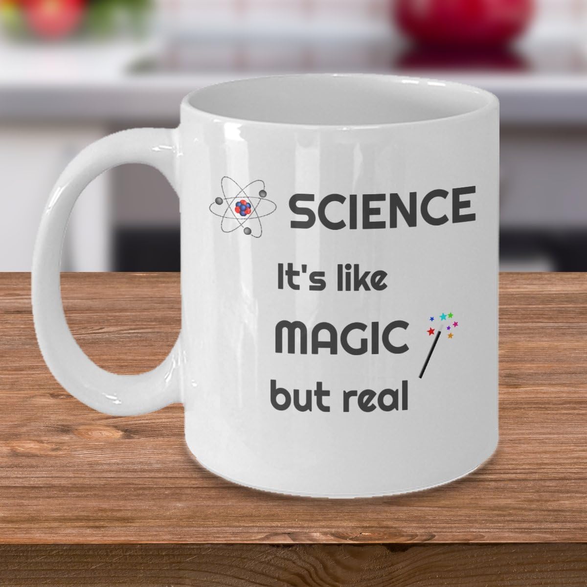 Science Physics coffee mug - Science it's like magic but real - scientist funny novelty gift accessories - unique 11oz ceramic tea cup present image 5