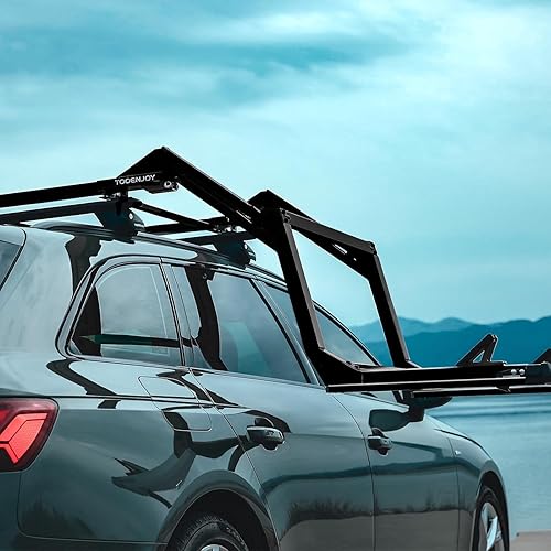 Miniatura 9 de TOOENJOY Elevate Lift Assist Roof Rack, SUV Bike Kayak Carrier Elevating Assist Camping Carga múltiple