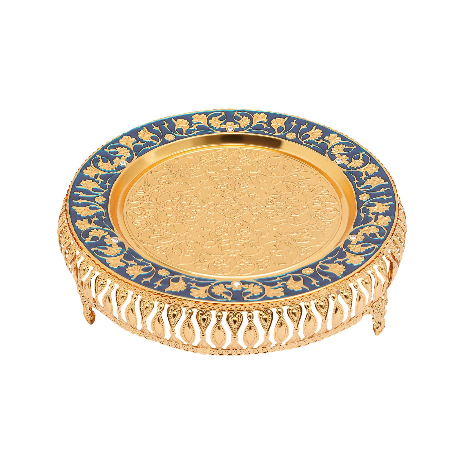 Ensemble de théière turque vintage avec plateau et 6 verres à thé, ensemble de verres à thé turcs, ornement de théière turque, cafetière marocaine pour la maison et le thé