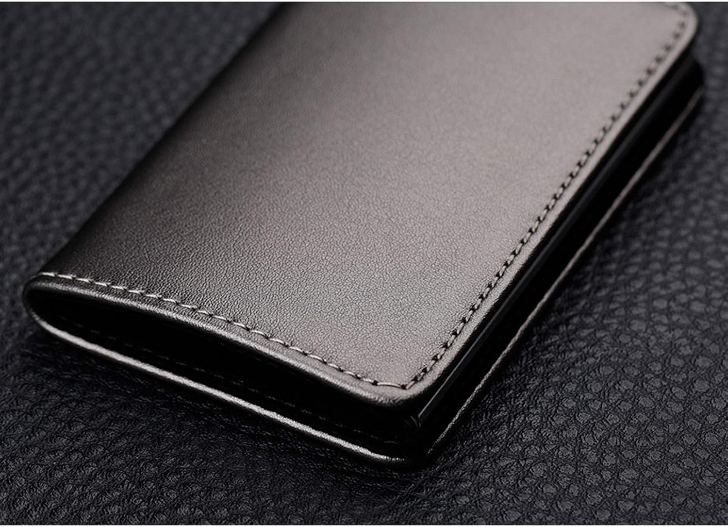 Professional Business Name Card Holder Luxury PU Leather Multi Case, Portable Credit ID Case/Holder(E)