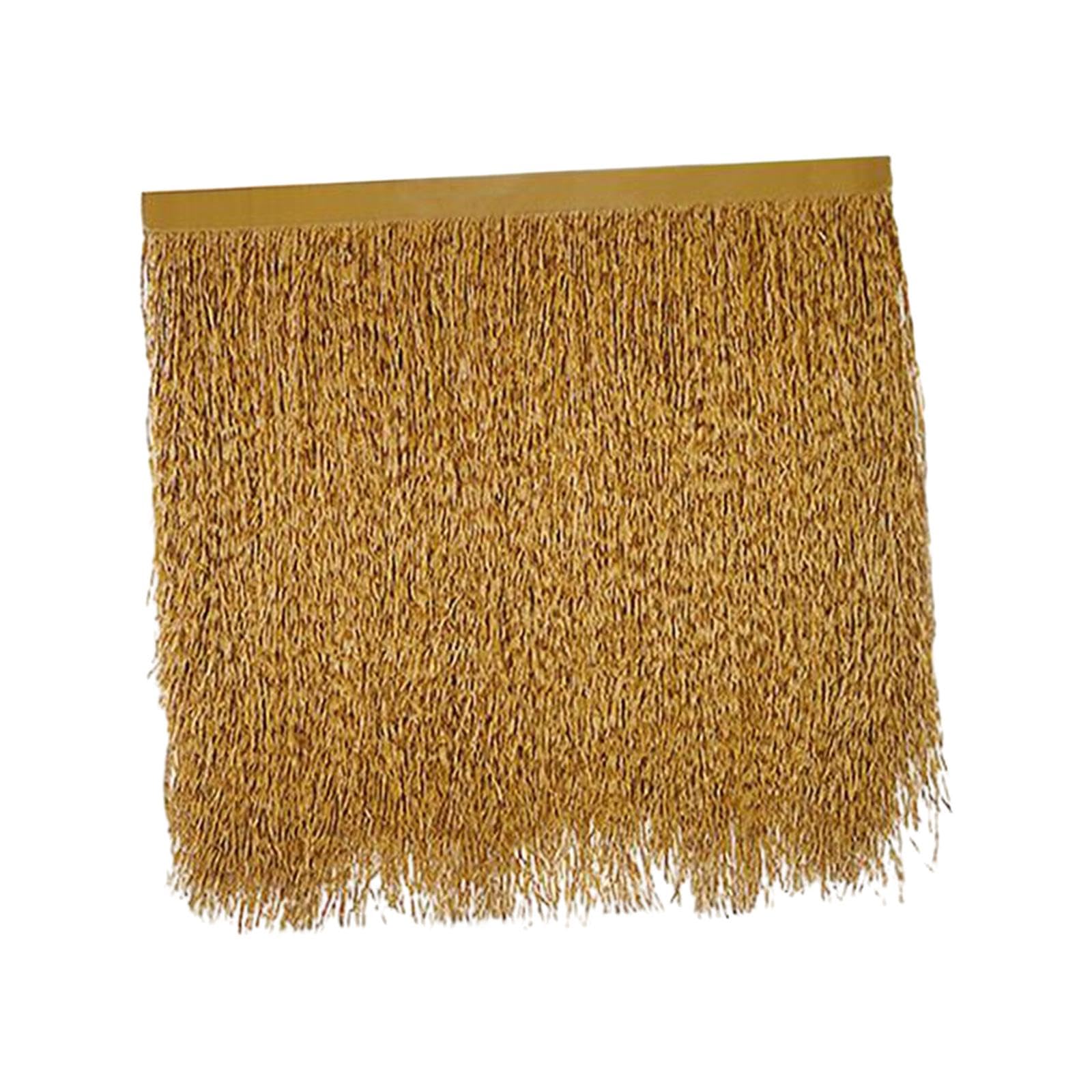 Straw Roof Thatch Decorative Synthetic Thatch Grass Roof for Hut Fence Beach Style C|Artificial Grass|Outdoor Décor-image-25