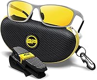 Vista 1 de BLUPOND Gafas de conducción nocturna para hombres/mujeres - HD Yellow Vision para máxima claridad - Rally