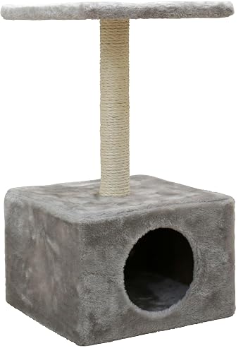 Kerbl Rascador Amatista Cueva Superficie de Descanso columnas silsal, Gris