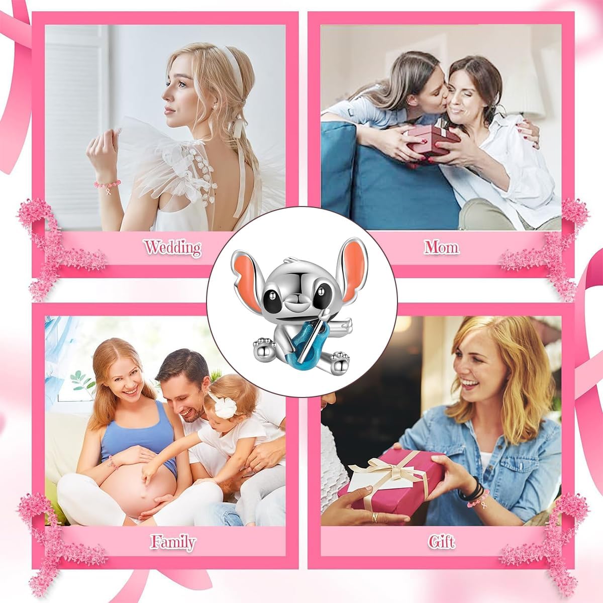 Charm Fit for Pandora Bracelets Christmas Festival Heart Animals 925 Silver Bead Charms Jewelry Gift for Women and Friend - Image 6