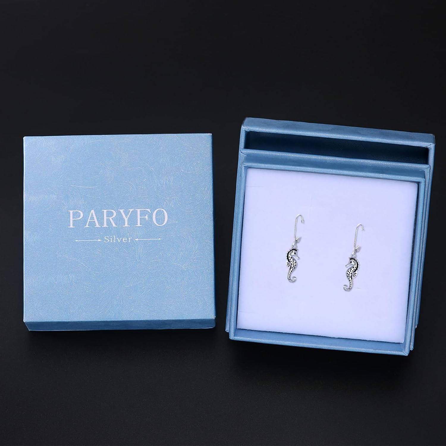 Seahorse Turtle Earrings S925 Sterling Silver Ocean Seahorse Sea Turtle Drop Dangle Earrings Beach Jewelry for Women, Best Friend, Daughter, Birthday, Christmas Gifts - Image 7