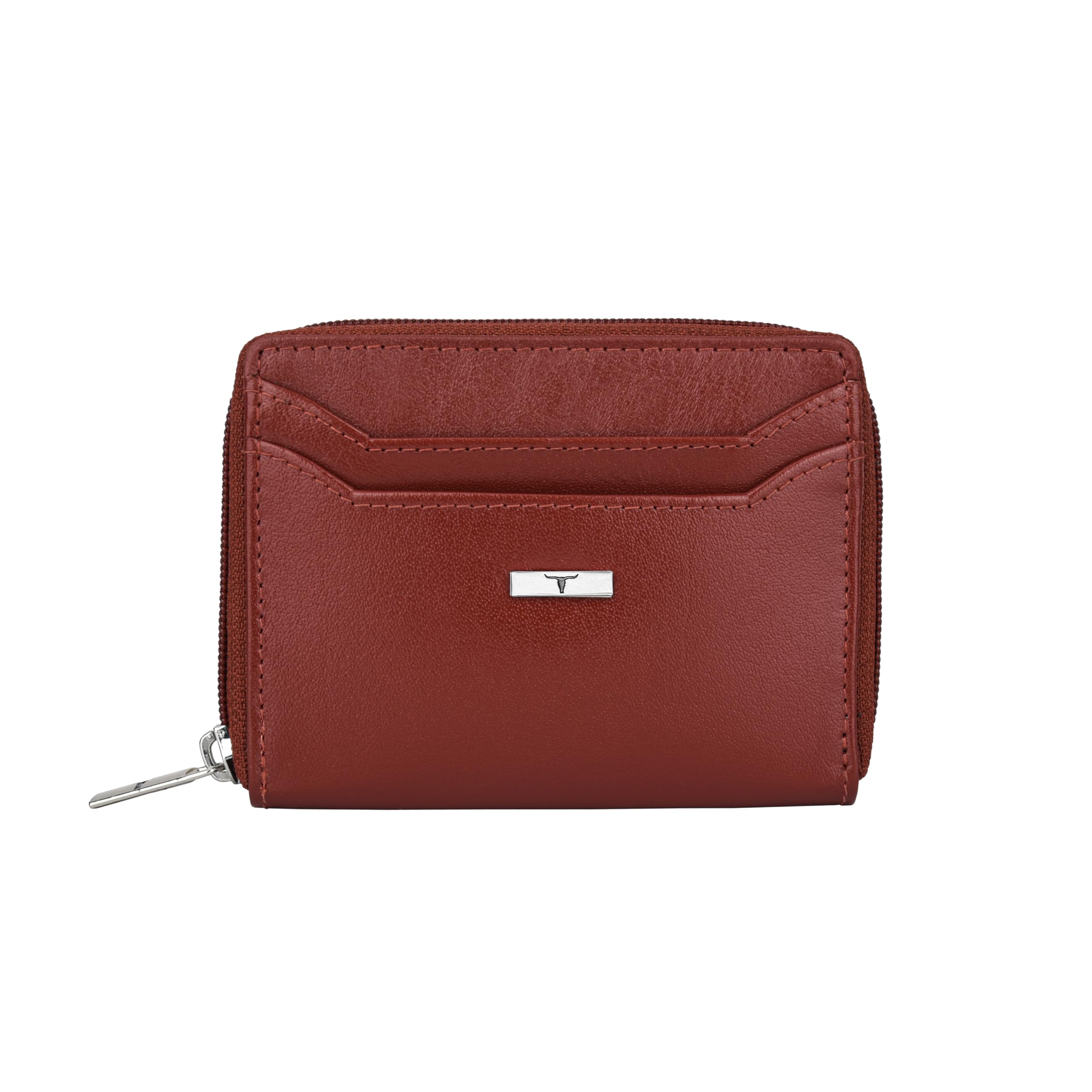 URBAN FOREST Claire Aniline Red Leather Wallet for Women