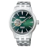 Presage Cocktail Time ‘Grasshopper’ Open Heart Green Dial Watch SSA441J1