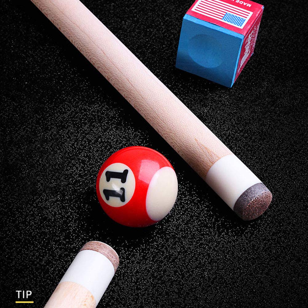 YRU 147CM Stecca da Biliardo, 1/2 2 Pezzi in Acero Fatto A Mano American Billiard Punte de 11.5mm/12.75mm da Scegliere