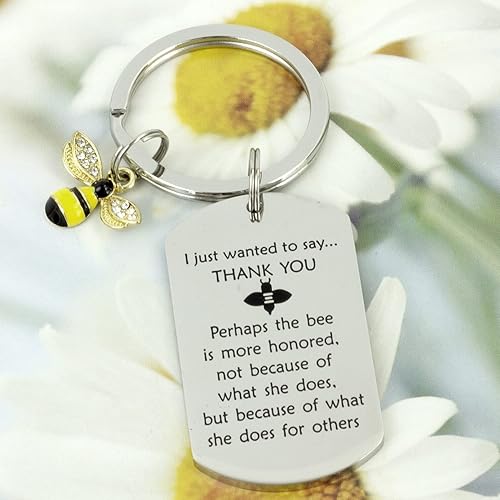 Miniatura 5 de Llavero de regalo de abejas, miel para mujeres y hombres, llaveros de abejorro, cosas súper abejorros, joyería de abejas, artículos de encanto de