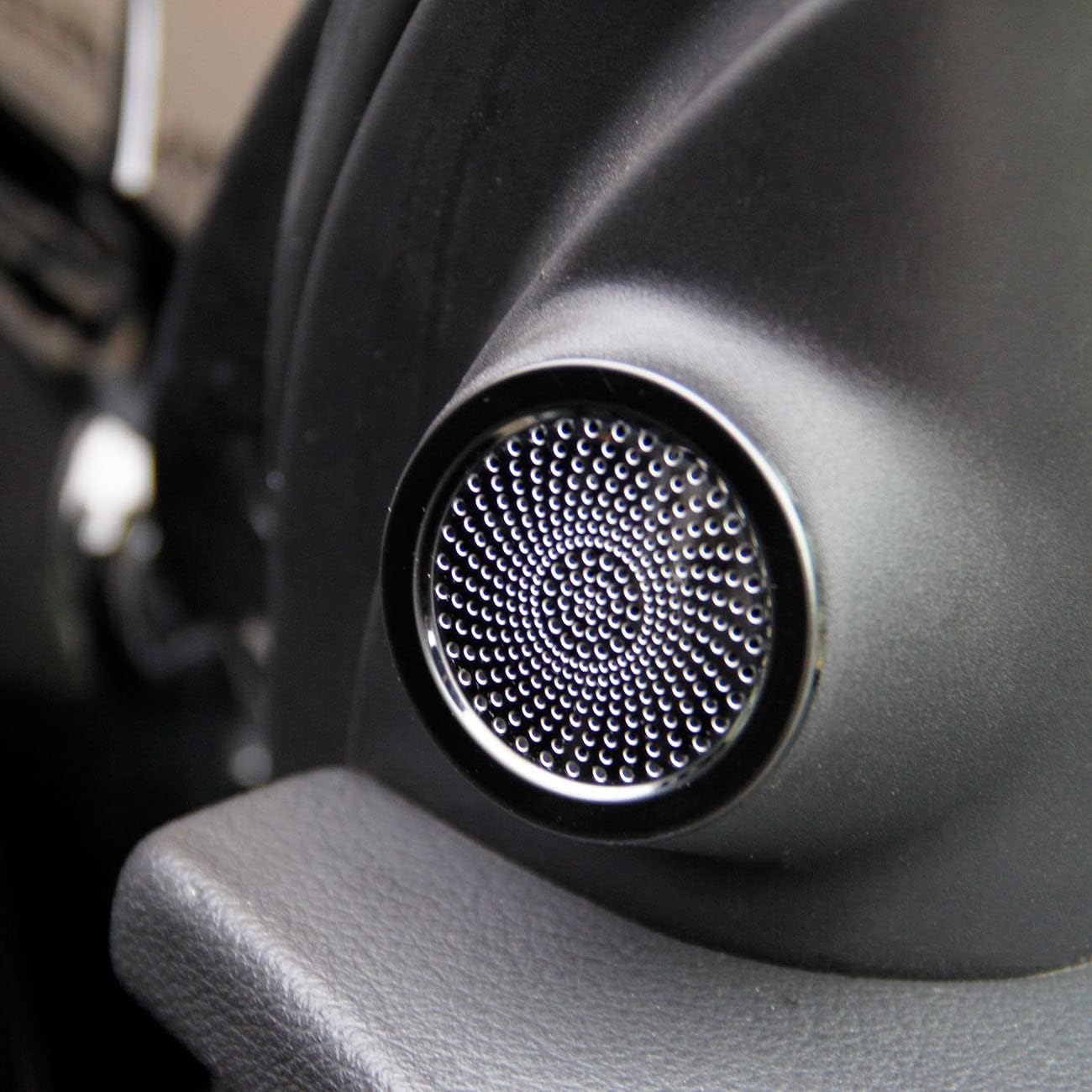 crosselec Inner Front Door Small Speaker Cover Trim for Dodge Durango 2011-2022 (Black Glossy) image 2