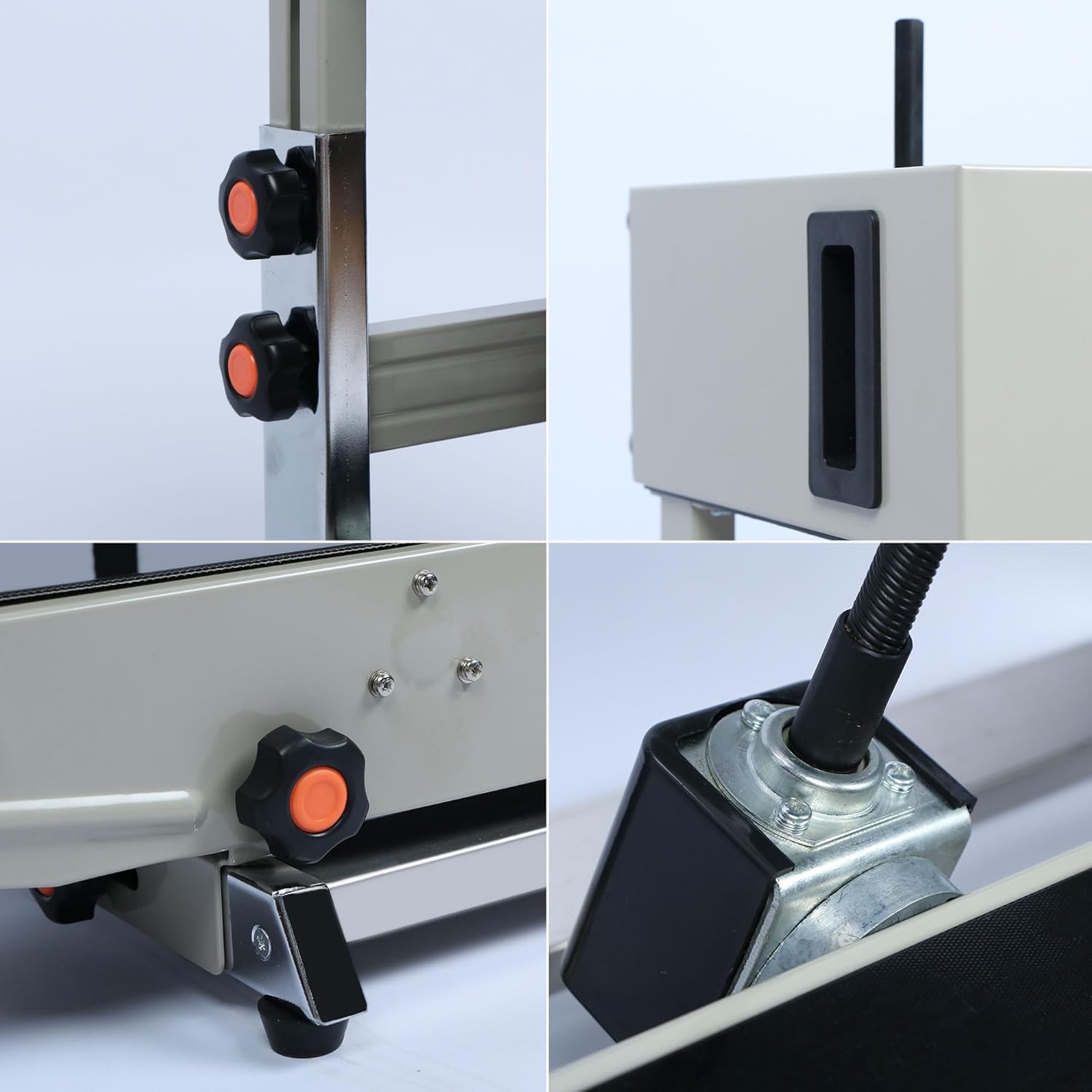 Close-up of adjustment knobs on the U.S. Solid Band Sealer