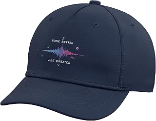Tone Setter Vibe Creator Music Lover Sound Wave Art Adjustable Printed Baseball Hat