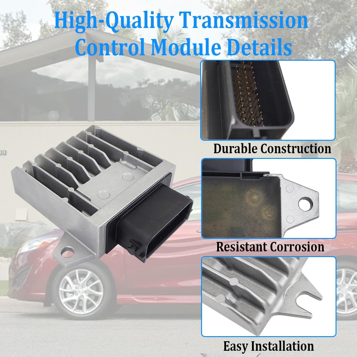 L5E4189E1A Transmission Control Module TCM TCU Compatible with Mazda 5 2.5L 2012-2015 Plug N Play Pre-Programmed & Tested L5E4-18-9E1H