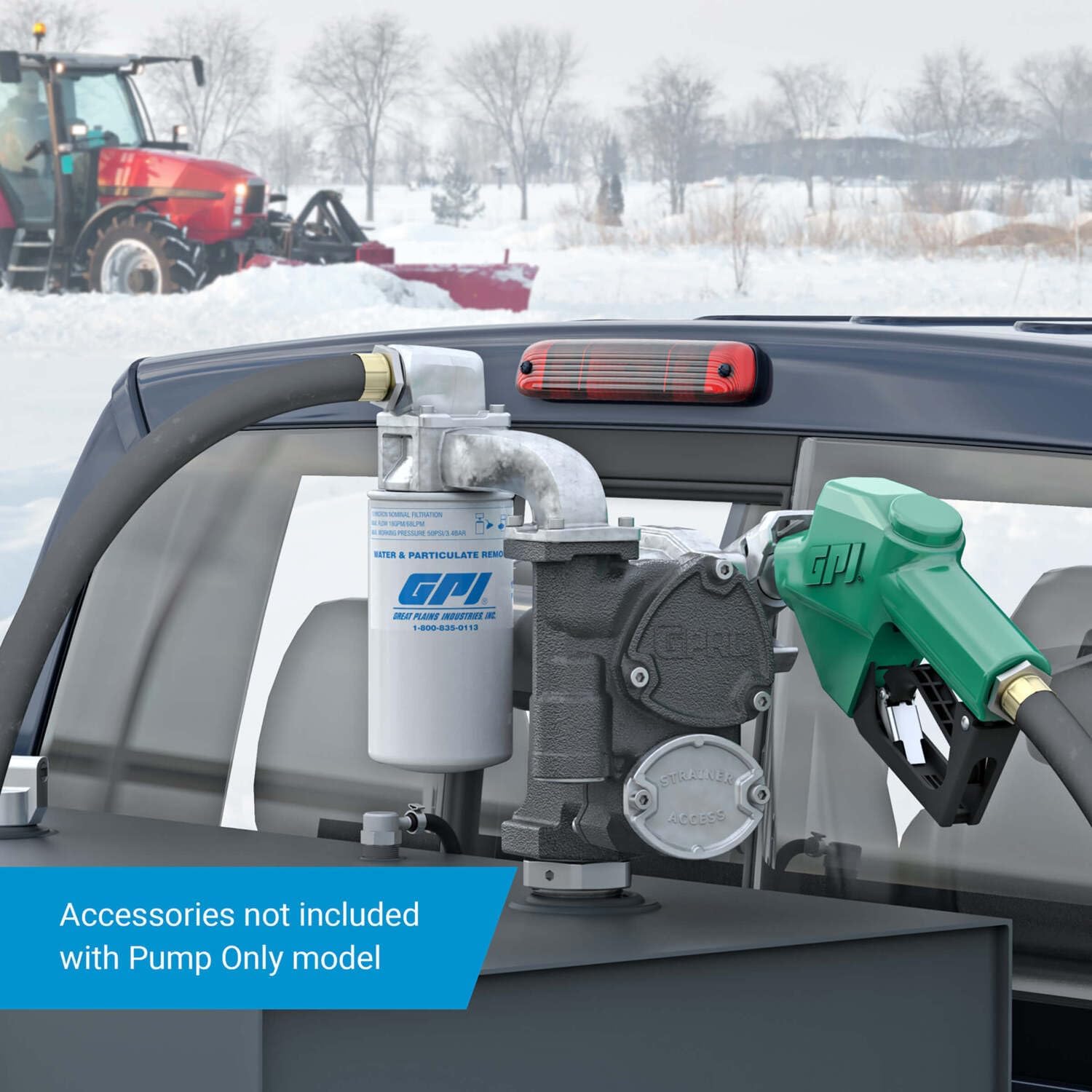 GPRO - V25 Series Fuel Transfer Pump, Pump Only- Extreme Temperature Model, 25 GPM, 12 Volt (170000-05)